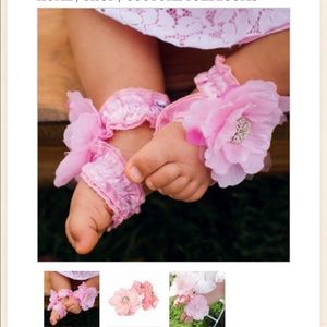 Toe Blooms “Pinky Punky” Couture Rhinestone Sandal